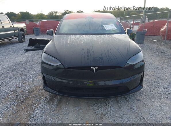7SAXCDE54SF464403 2025 TESLA MODEL X Черный Вид задней части салона