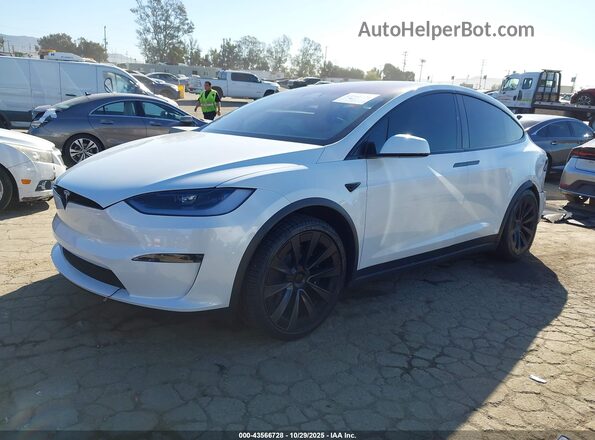 7SAXCDE59RF436624 2024 TESLA MODEL X White Przód lewy
