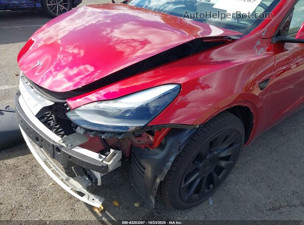 7SAYGAEE2SF254390 2025 TESLA MODEL Y Красный 