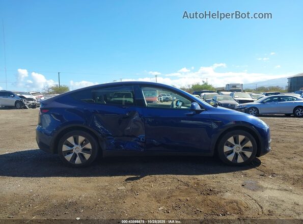 7SAYGDEE0NF367308 2022 TESLA MODEL Y Blue Widok zestawu wskaźników