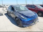 2024 Tesla Model Y Long Range Dual Motor All-wheel Drive Blue vin: 7SAYGDEE3RA307154