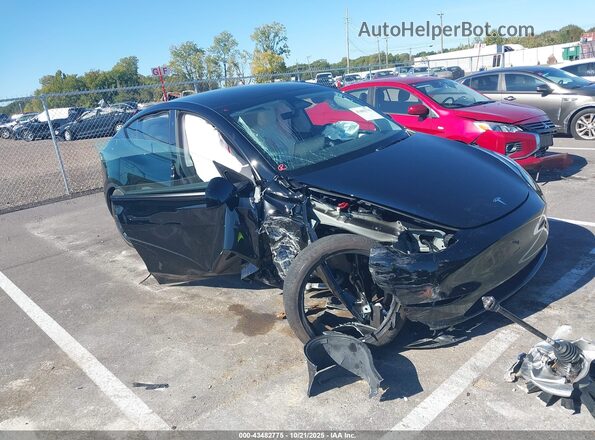 7SAYGDEE3SA361091 2025 TESLA MODEL Y Black Передня права чверть