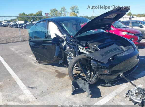 7SAYGDEE3SA361091 2025 TESLA MODEL Y Black Вид спереду