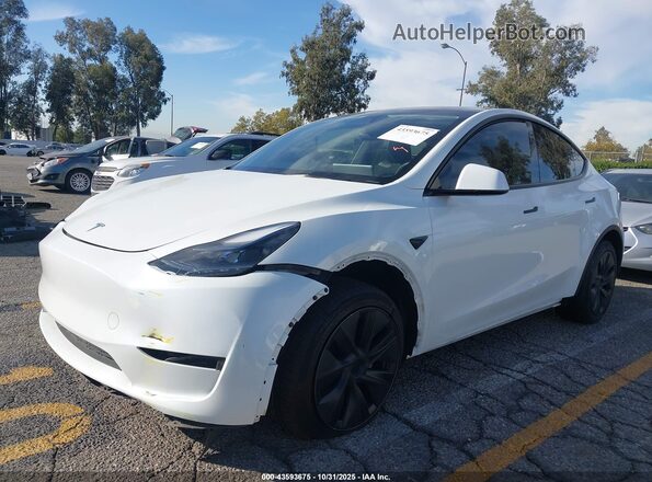 7SAYGDEE6SF218820 2025 TESLA MODEL Y White წინა ხედი