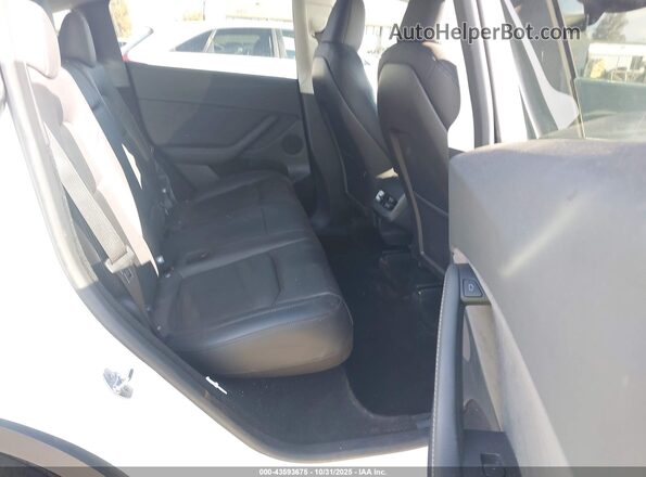 7SAYGDEE6SF218820 2025 TESLA MODEL Y White VIN კოდის სტიკერის ხედი