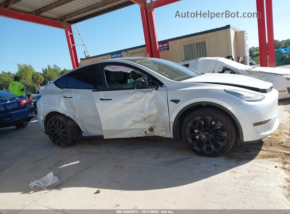 7SAYGDEE8NA021164 2022 TESLA MODEL Y Белый Вид щитка приборов