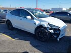 2023 Tesla Model Y Awd/long Range Dual Motor All-wheel Drive White vin: 7SAYGDEE8PA145812