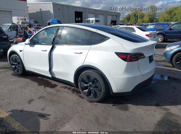 7SAYGDEE8SF295138 2025 TESLA MODEL Y White Trasero izquierdo