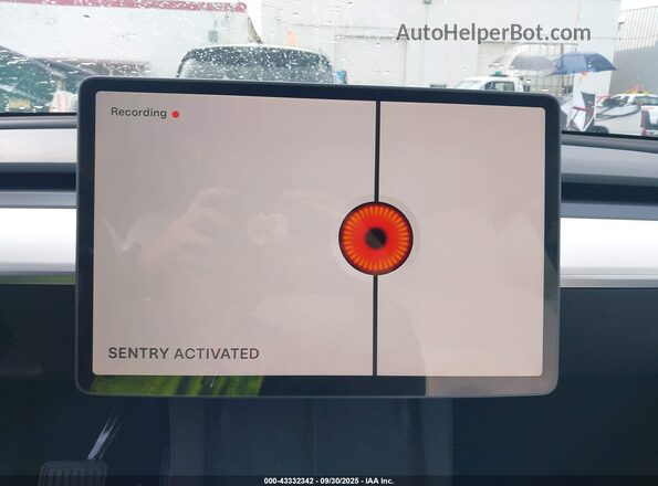 7SAYGDEE8SF295138 2025 TESLA MODEL Y White Vista interior de 360 grados