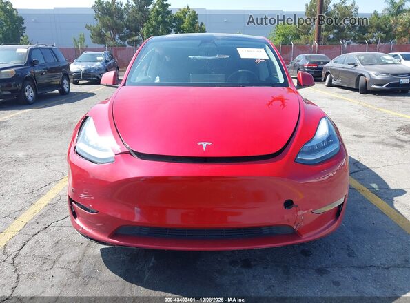 7SAYGDEE9PA039403 2023 TESLA MODEL Y Red Vista frontal