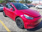 2023 Tesla Model Y Awd/long Range Dual Motor All-wheel Drive Red vin: 7SAYGDEE9PA039403