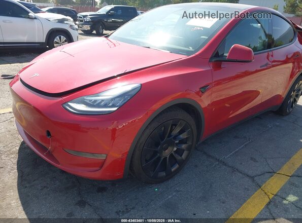 7SAYGDEE9PA039403 2023 TESLA MODEL Y Red 