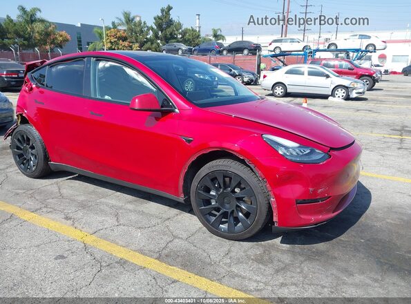 7SAYGDEE9PA039403 2023 TESLA MODEL Y Red Delantero derecho