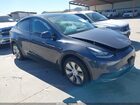 2023 Tesla Model Y Awd/long Range Dual Motor All-wheel Drive Gray vin: 7SAYGDEE9PA120577