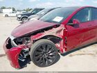2025 Tesla Model Y Performance Dual Motor All-wheel Drive Maroon vin: 7SAYGDEF1SA351359