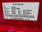 2025 Tesla Model Y Performance Dual Motor All-wheel Drive Maroon vin: 7SAYGDEF1SA351359