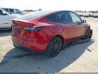 2025 Tesla Model Y Performance Dual Motor All-wheel Drive Maroon vin: 7SAYGDEF1SA351359