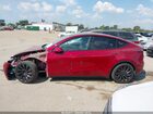 2025 Tesla Model Y Performance Dual Motor All-wheel Drive Maroon vin: 7SAYGDEF1SA351359