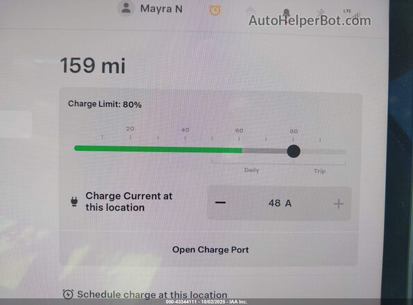 7SAYGDEF1SA351359 2025 TESLA MODEL Y Maroon 
