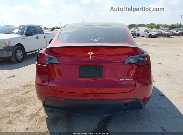 7SAYGDEF1SA351359 2025 TESLA MODEL Y Maroon 