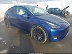 2022 Tesla Model Y Performance Dual Motor All-wheel Drive Blue vin: 7SAYGDEF3NF561386