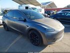 2022 Tesla Model Y Performance Dual Motor All-wheel Drive Gray vin: 7SAYGDEF6NF511484