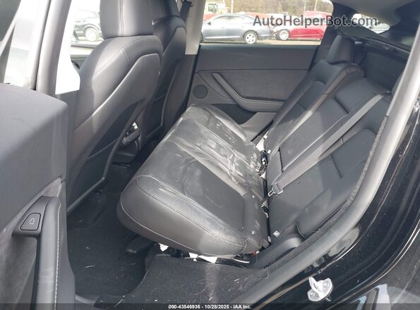 7SAYGDEF6SA351549 2025 TESLA MODEL Y Black Widok naklejki z numerem VIN