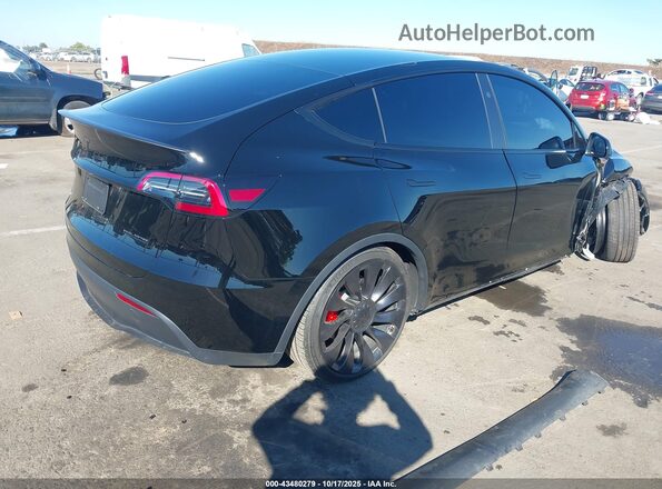 7SAYGDEF7PF908219 2023 TESLA MODEL Y Black უკანა მარჯვენა
