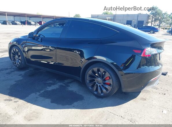 7SAYGDEF7PF908219 2023 TESLA MODEL Y Black უკანა მარცხენა