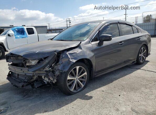 4S3BNAN68J3013799 2018 SUBARU LEGACY Charcoal Հետևի ձախ