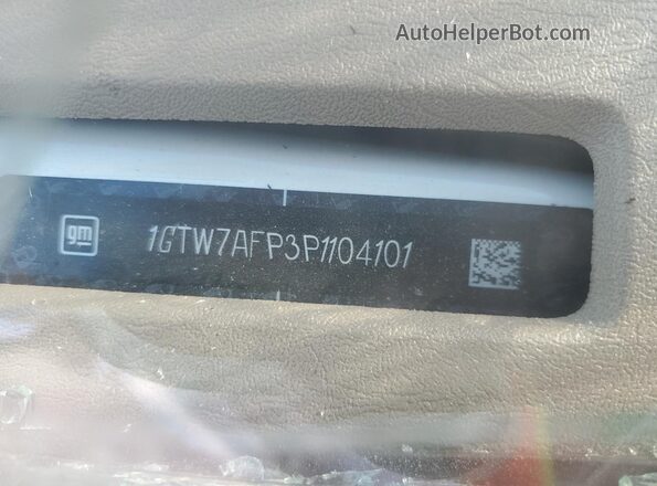 1GTW7AFP3P1104101 2023 GMC SAVANA White Vista interior de 360 grados