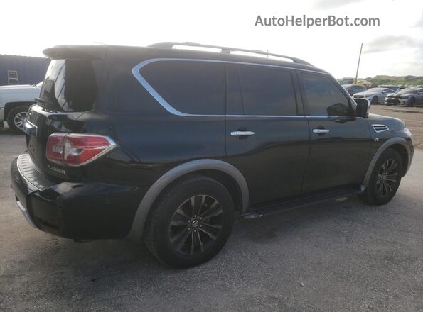 JN8AY2NF9J9331845 2018 NISSAN ARMADA Black Przód prawy