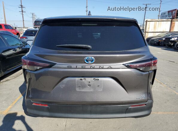 5TDKRKEC6PS168715 2023 TOYOTA LE Серый Вид салона спереди