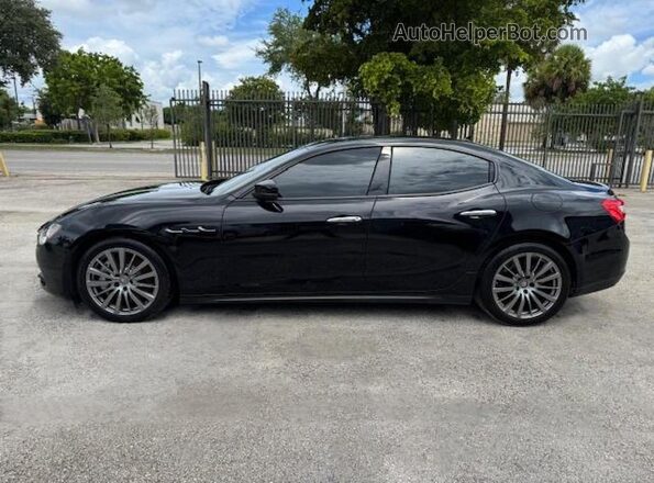 ZAM57RSA3H1206281 2017 MASERATI GHIBLI Black Widok naklejki z numerem VIN
