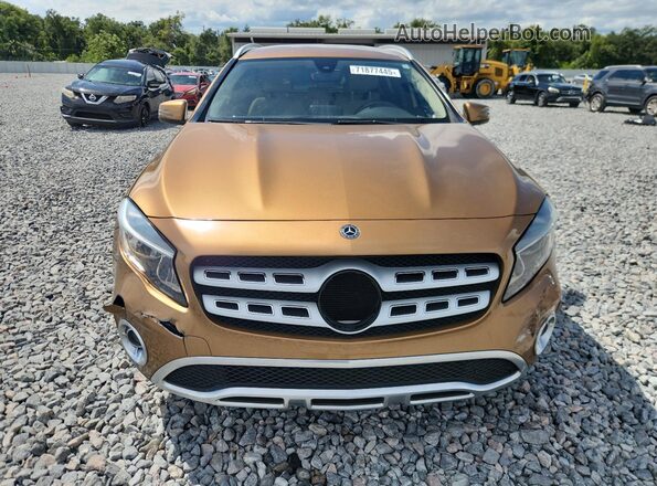 WDCTG4EB1JJ416056 2018 MERCEDES-BENZ GLA-CLASS Brown Widok z tyłu