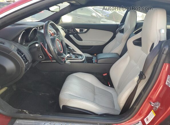 SAJWJ6BV8G8K29297 2016 JAGUAR F-TYPE Red Widok deski rozdzielczej
