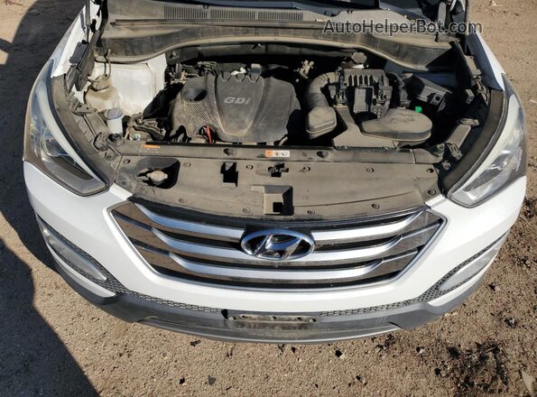 5XYZU3LB7GG347503 2016 HYUNDAI SANTA FE White Widok komory silnika
