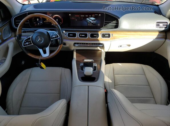 4JGFB4JB8LA250446 2020 MERCEDES-BENZ GLE-CLASS Красный Вид щитка приборов