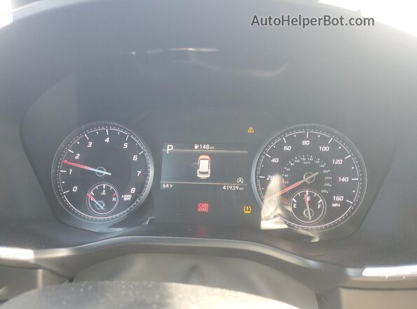 5NMS2DAJ9PH609342 2023 HYUNDAI SANTA FE White უკანა სავარძლების ხედი