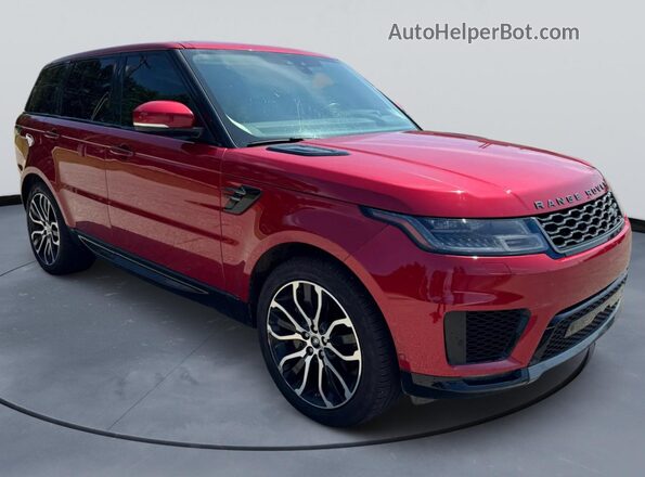 SALWR2SU8MA764845 2021 LAND ROVER RANGE Red უკანა მარჯვენა