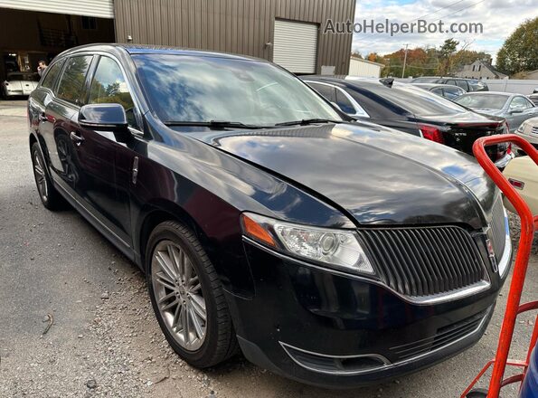 2LMHJ5AT1GBL01391 2016 LINCOLN MKT Черный Передняя левая четверть