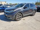 2017 Honda Cr-v Touring Gray vin: 5J6RW1H9XHL004303