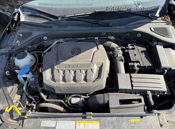 1VWSA7A35MC001637 2021 VOLKSWAGEN PASSAT Black წინა პანელის ხედი
