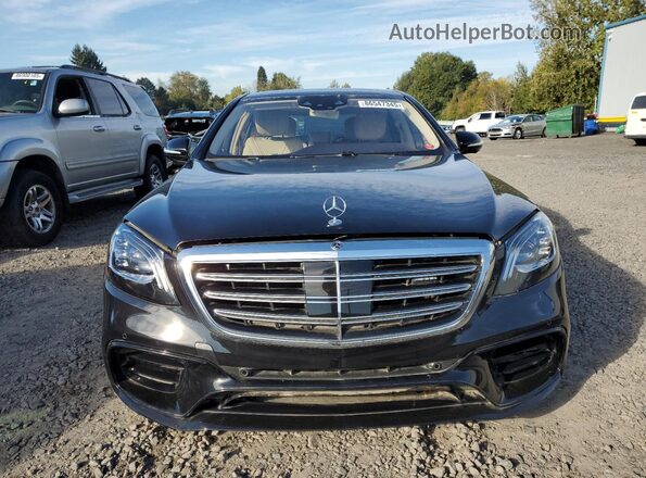 WDDUG8JB5JA397279 2018 MERCEDES-BENZ S Black Widok z tyłu