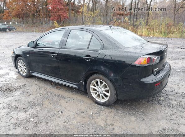 JA32V2FW5GU009666 2016 MITSUBISHI LANCER Черный Задняя левая четверть