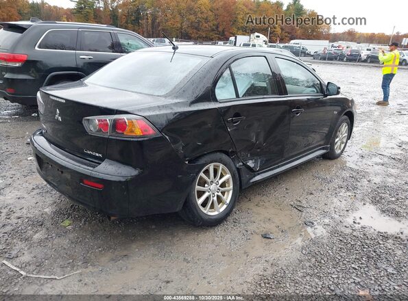 JA32V2FW5GU009666 2016 MITSUBISHI LANCER Черный Задняя правая четверть