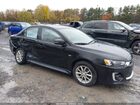 2016 Mitsubishi Lancer Es Черный vin: JA32V2FW5GU009666