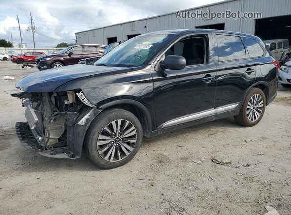 JA4AD2A35LZ045281 2020 MITSUBISHI OUTLANDER Черный Передняя левая четверть