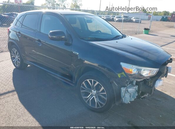 JA4AP3AU4HZ047388 2017 MITSUBISHI OUTLANDER SPORT Черный Передняя правая четверть