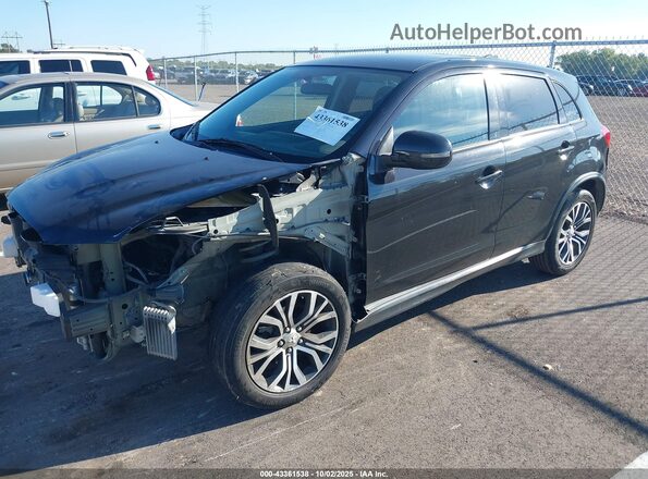 JA4AP3AU4HZ047388 2017 MITSUBISHI OUTLANDER SPORT Черный Передняя левая четверть
